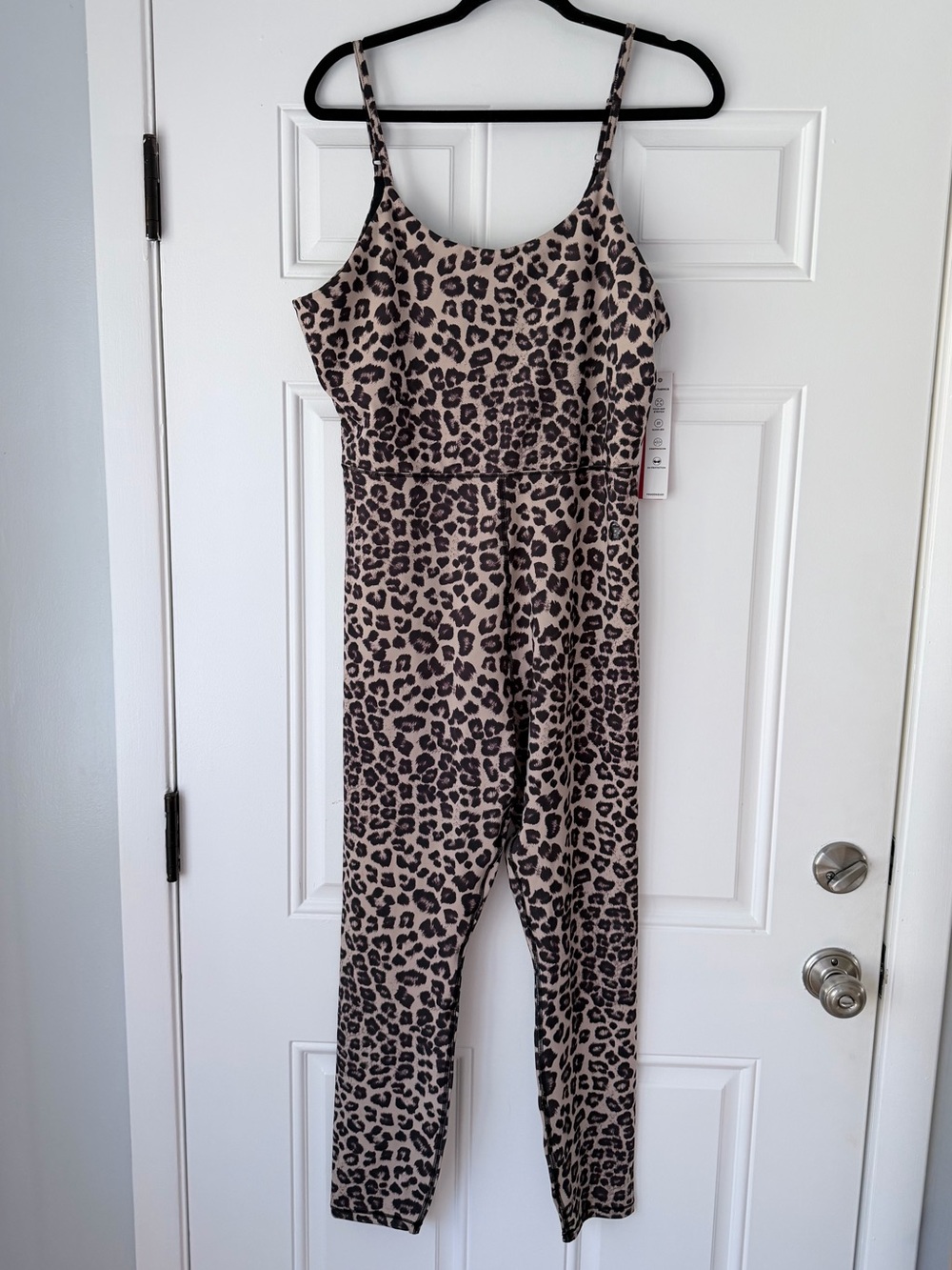 NWT GOOD AMERICAN PERFORMANCE SIZE 5 us 2XL 18 20 leopard jumpsuit sport